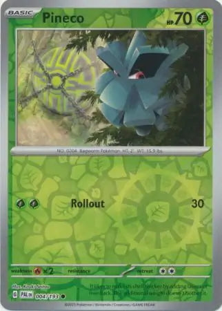 Paldea Evolved Pineco #4/193 reverse holo